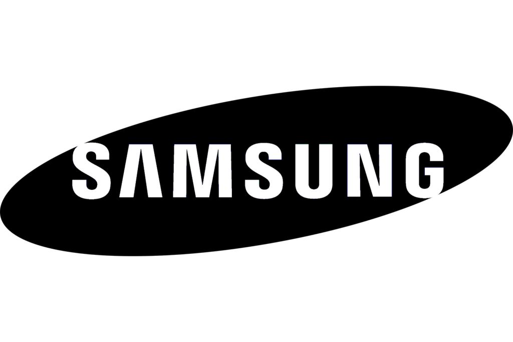 Samsung logo black